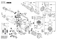 Bosch 3 601 H21 073 GWS 1000 Angle Grinder 230 V / GB Spare Parts GWS1000